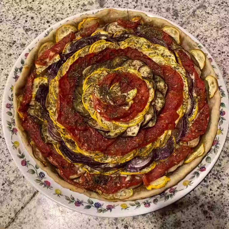 Tarte aux légumes (de saison)